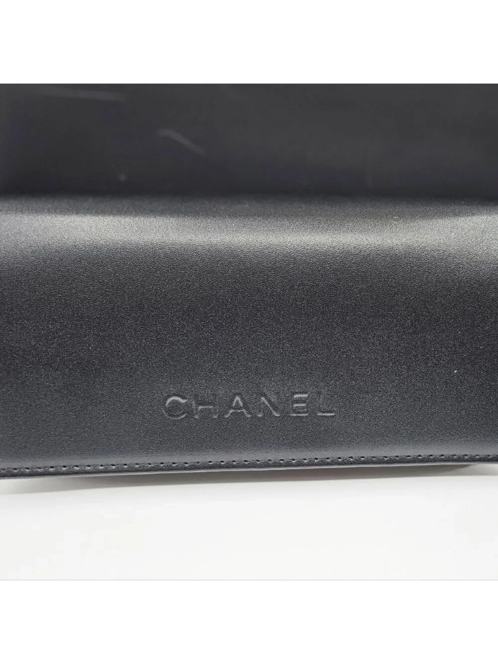 CHANEL BLACK SUNGLASSES CH5408A 622/S4 OVERSIZED GOLD LETTERS